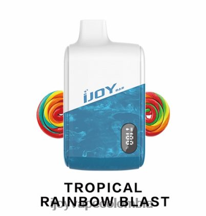 explosión del arco iris tropical