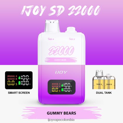 iJOY SD 22000 desechable FX8ZTZ154 IJOY Bar Sabores ositos de goma